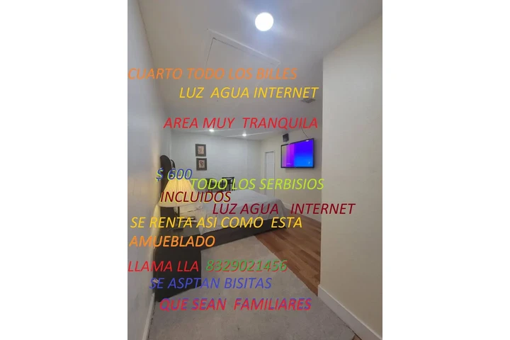 $700 : CUARTOTO EN RENTA image 2