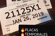 Placas temporales en Dallas