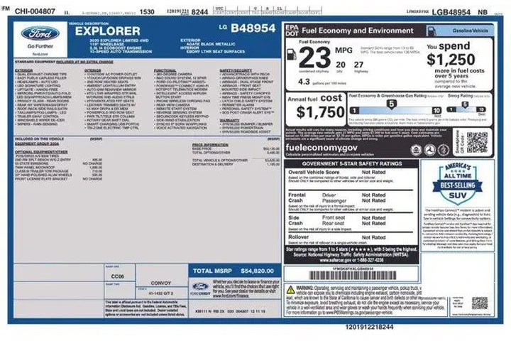 $23995 : Ford Explorer 2020 AWD Limit image 2