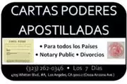 █►NOTARY •APOSTILLADOS •CARTAS