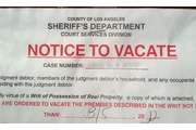 Notice to vacate desalojo en San Bernardino