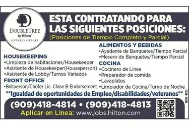VARIOS TRABAJOS DISPONIBLES!📍 en San Bernardino