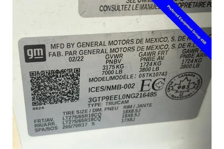 $36998 : GMC Sierra 1500 Limited 2022 image 7