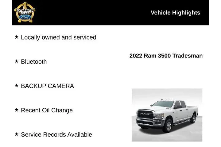 $40000 : Ram 3500 2022 4x4 Tradesman image 2