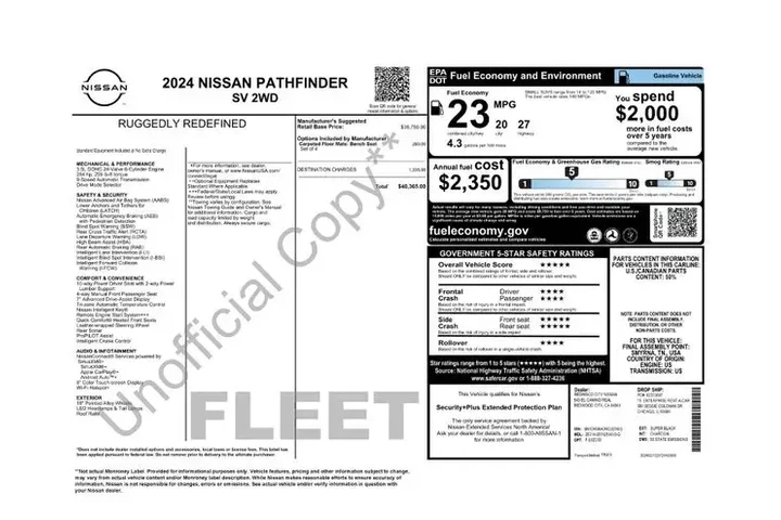 $21970 : Nissan Pathfinder 2024 SV 4d image 2