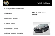 $10000 : Jeep Cherokee 2015 Limited 4 thumbnail