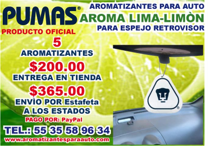 $1 : AROMAS PARA AUTO PUMAS image 6