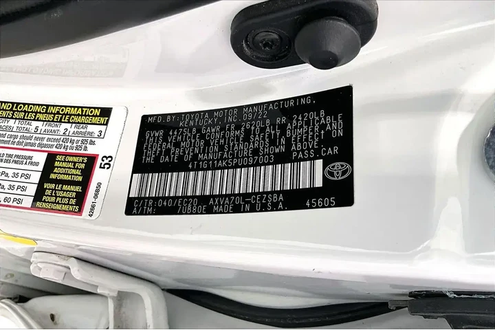 $24491 : Toyota Camry 2023 SE 4dr Sed image 8