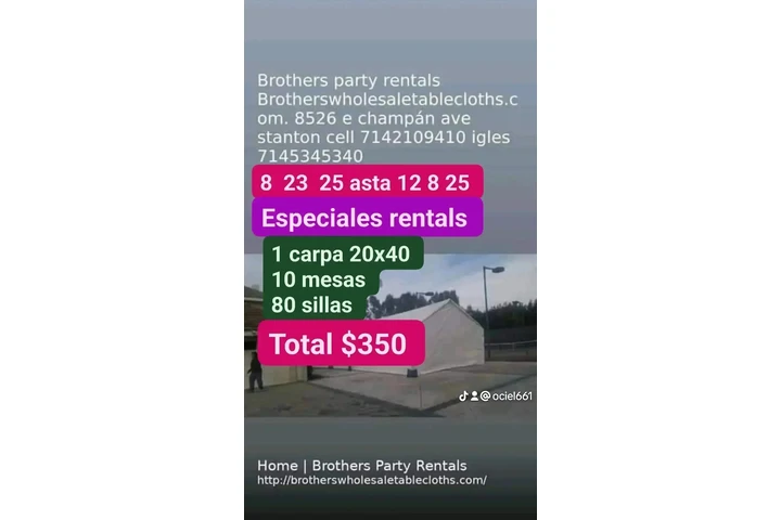 Party rentals Anaheim ca image 8