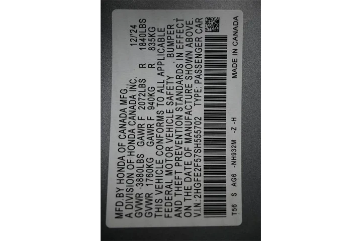 $23683 : Honda Civic 2025 Sport 4dr S image 8