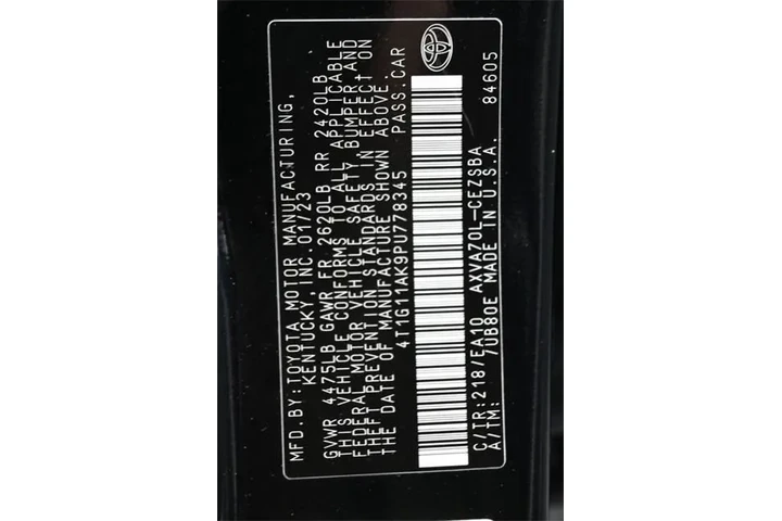 $22650 : Toyota Camry 2023 SE 4dr Sed image 7