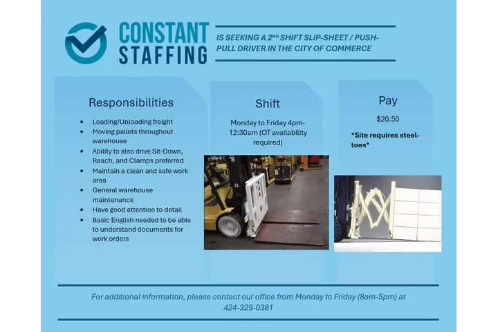 2nd Shift Slip Sheet Forklift image 1