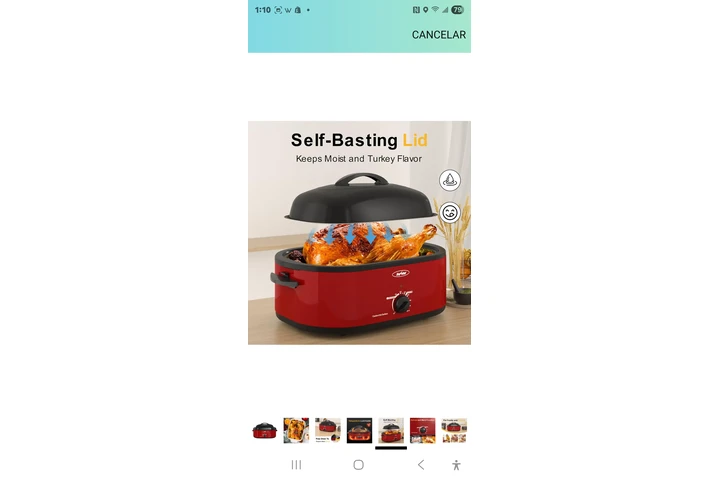 $40 : Electric Roaster oven image 6