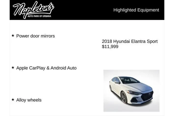 $11999 : Hyundai ELANTRA 2018 Sport 4 image 6