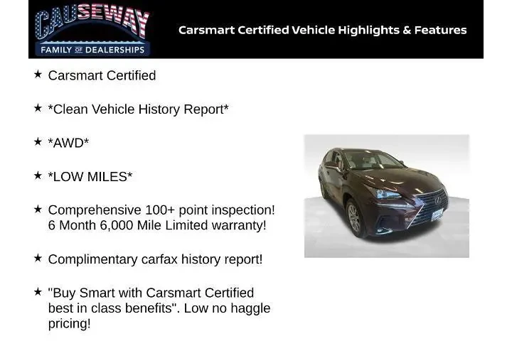 $24554 : Lexus NX 300 2019 AWD 4dr Cr image 2