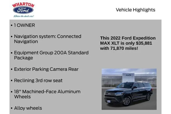 $35881 : Ford Expedition MAX 2022 4x2 image 5
