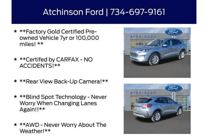 $19500 : Ford Escape 2021 AWD SE 4dr image 4