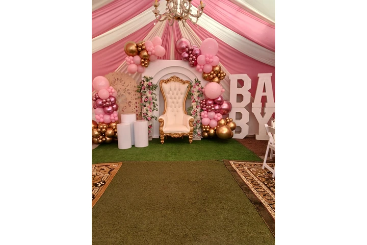 Carpas con draping mesas silla image 10