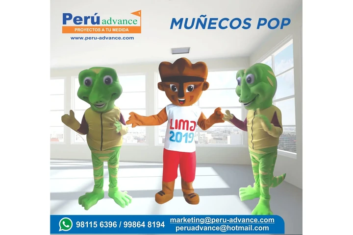 Muñecos Publicitarios en finos image 2