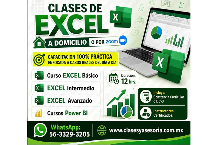 CLASES de EXCEL a domicilio image 1