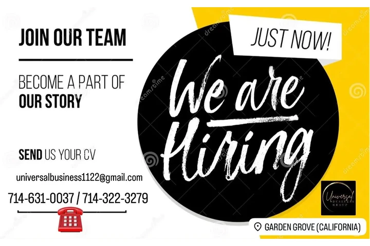 NOW HIRING image 1