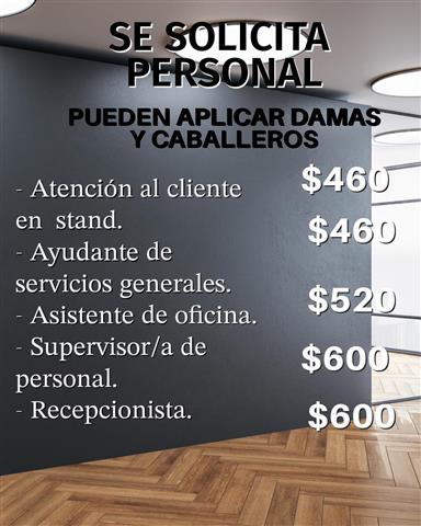 Se requiere personal Gye image 1