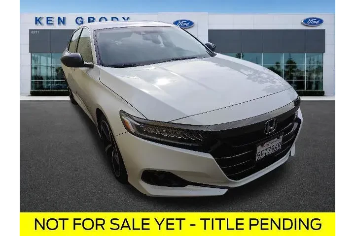 $27584 : Honda Accord 2022 Sport 4dr image 1