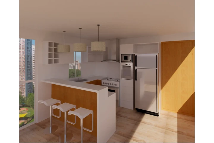 Planos en AutoCAD, Renders  3D image 3