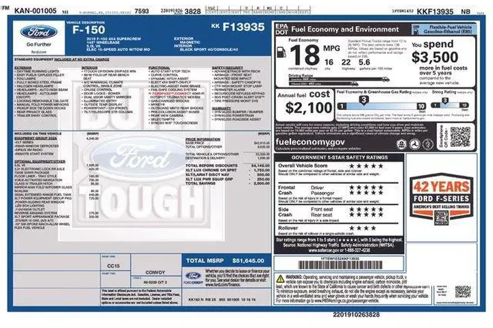 $23995 : Ford F-150 2019 4x4 XL 4dr S image 9