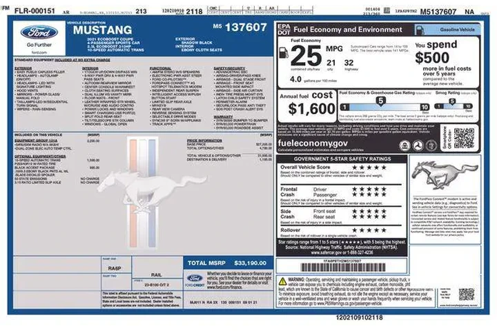$23844 : Ford Mustang 2021 EcoBoost 2 image 7