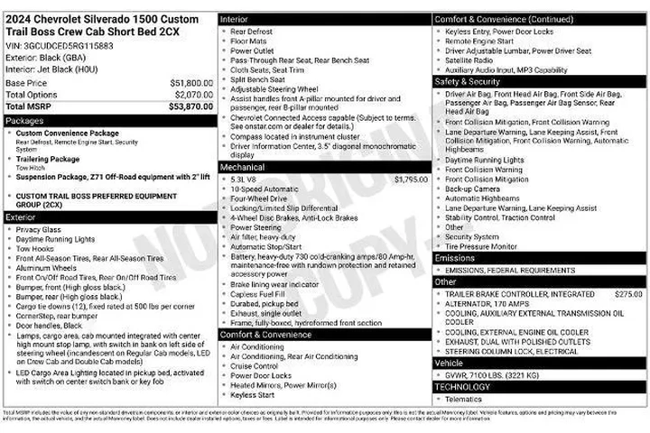 $45750 : Chevrolet Silverado 1500 202 image 3