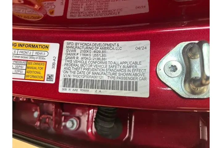 $29987 : Honda Accord Hybrid 2024 Spo image 10