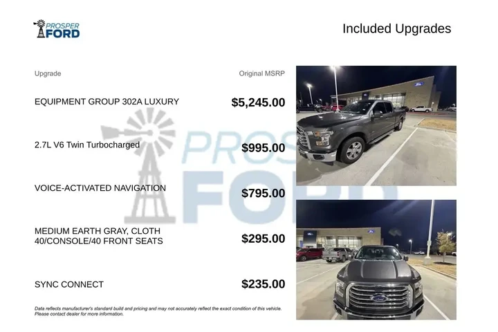 $16995 : Ford F-150 2017 4x2 Lariat 4 image 3