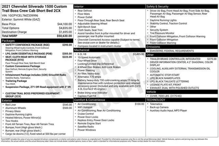 $37995 : Chevrolet Silverado 1500 202 image 2