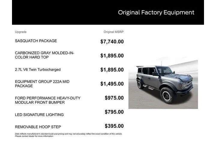 $39970 : Ford Bronco 2023 4x4 Base Ad image 10