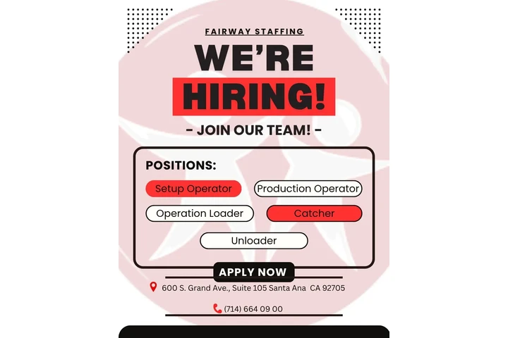 We are Hiring in OC AREA image 1