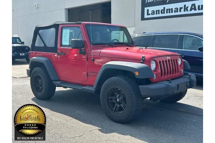 $14408 : Jeep Wrangler 2014 4x4 Sport image 2