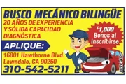 BUSCO MECANICO Bilingue en Los Angeles