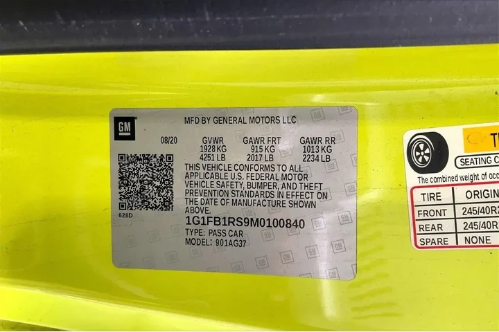 $22471 : Chevrolet Camaro 2021 LT 2dr image 7