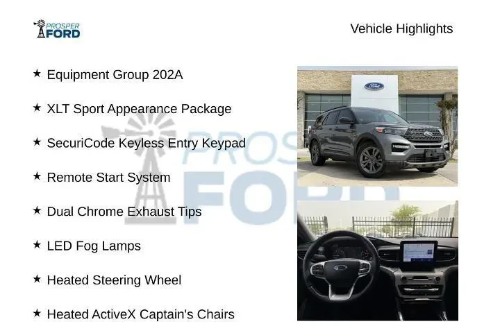 $29749 : Ford Explorer 2024 XLT 4dr S image 5