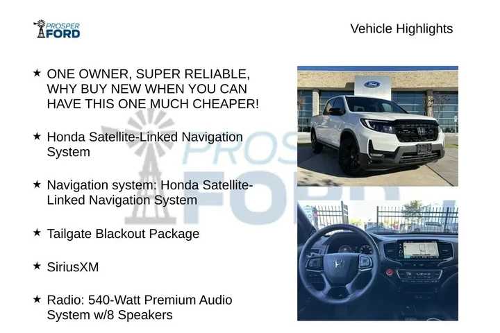 $39295 : Honda Ridgeline 2025 AWD Bla image 4