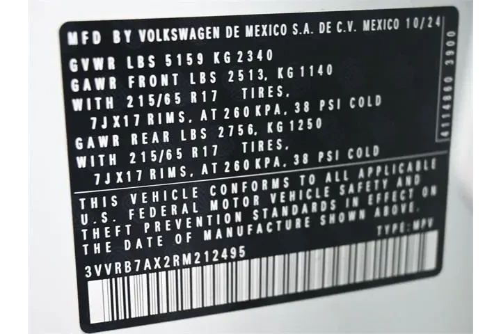 $20624 : Volkswagen Tiguan 2024 S 4dr image 8