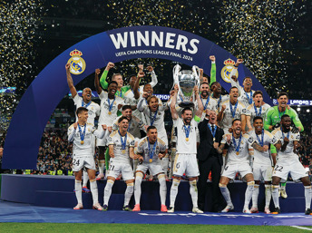 Real Madrid celebra el título de la Champions League