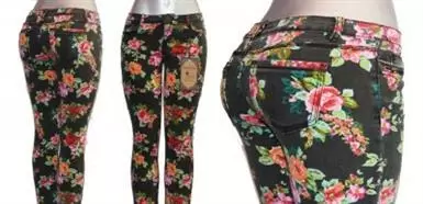 $12 : PANTALONES FLORIADOS $11.99 image 3