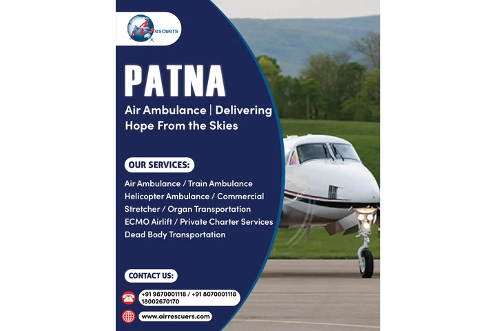 Patna Air Ambulance | Deliveri image 1