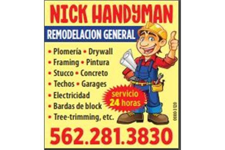 NICK HANDYMAN/ PLUMBING image 2