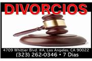 █►✔️DIVORCIO CON O SIN ABOGADO en Los Angeles