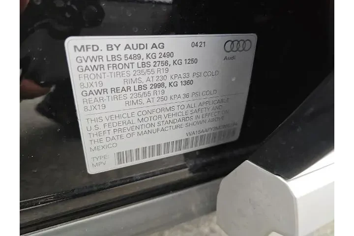 $27085 : Audi Q5 Sportback 2021 AWD q image 5