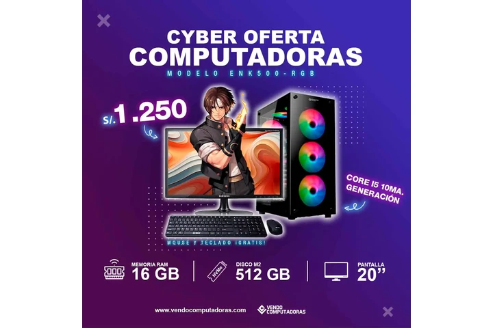 Computadora Intel Core i5 10ma image 2