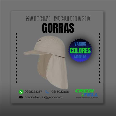 $1 : GORRAS PARA PUBLICIDAD image 2